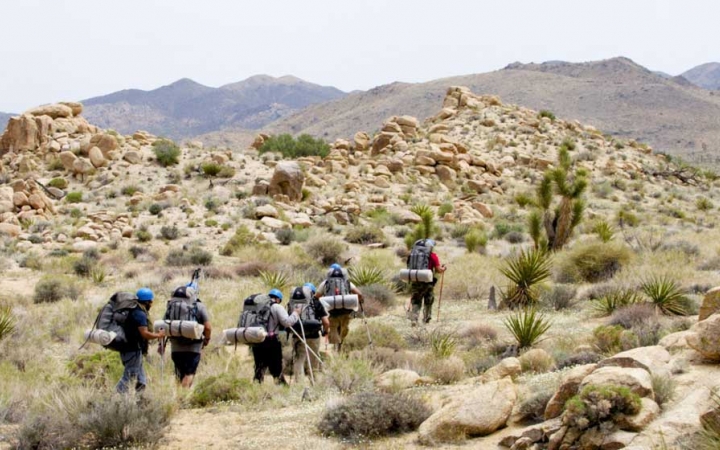 joshua tree backpacking outdoor program
